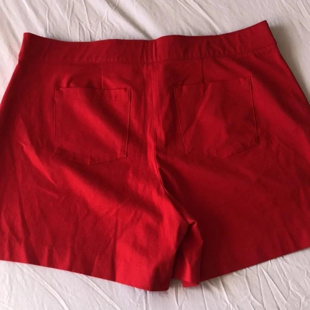Spanx On The Go 4-Way Stretch 6 inch red shorts size 2X - Picture 5 of 8
